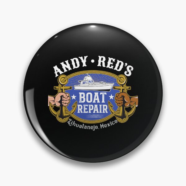 Item preview, Andy Red's Boat Repair Zihuatanejo Mexico Emblem designed and sold by StantonHahn.