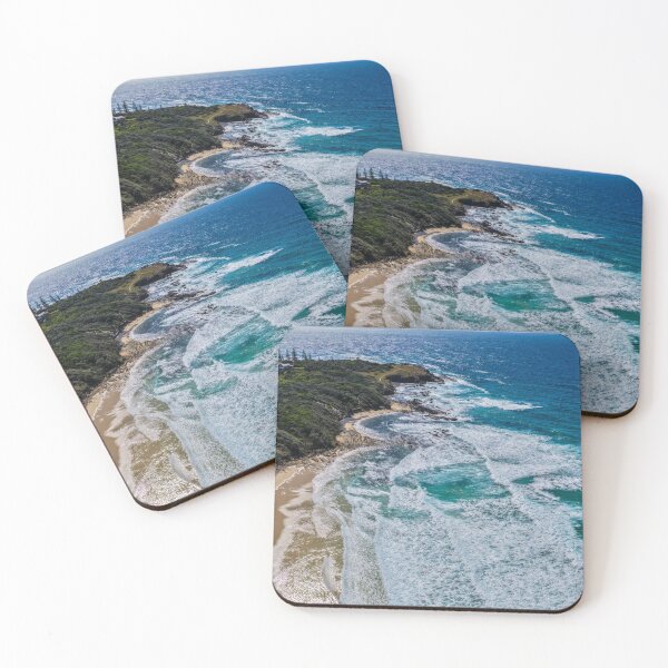 Item preview, Aerial View of Brooms Head Coastline Australia designed and sold by Southern Cross Lifestyle .