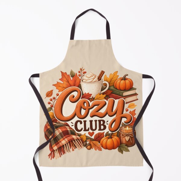 Item preview, Cozy Club – Autumn Coffee, Pumpkins & Fall Leaves designed and sold by blankTeeShirt.
