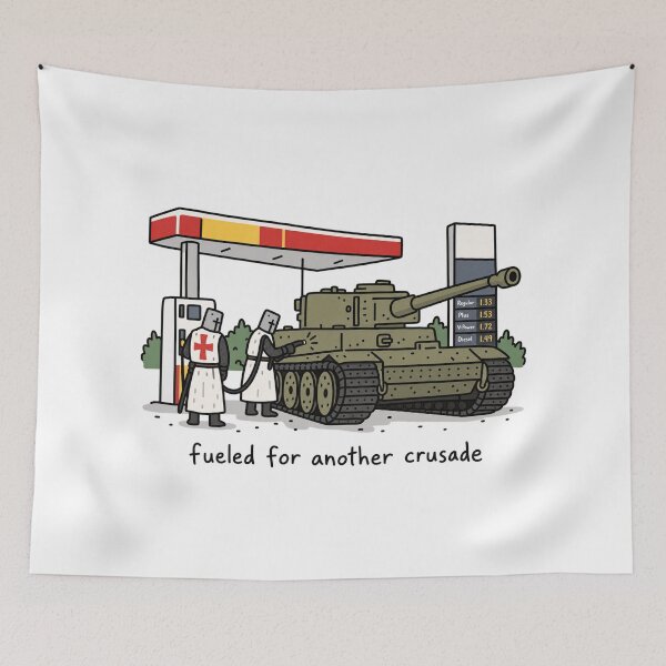 Item preview, Fueled for Another Crusade designed and sold by MonkiFlipp.
