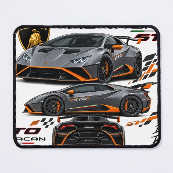 Item preview, Lamborghini Huracán STO Supercar Racing Automotive Design designed and sold by CreativeNest Prints.