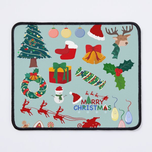 Item preview, Christmas Decorative Elements Set | Xmas Clips Art designed and sold by Arts17N.