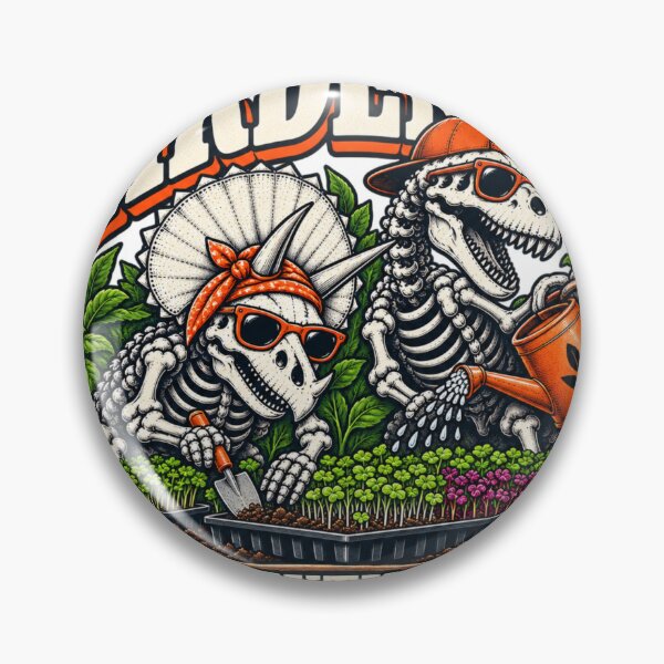 Item preview, Funny Dinosaur Gardening Shirt – Like Extinction Isn’t an Option designed and sold by zhivago1980.