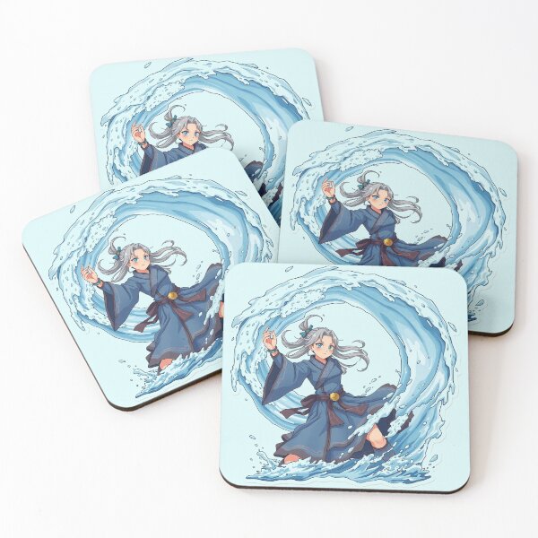 Item preview, Avatar Airbender Water Bender Master Anime Wave Art designed and sold by Fine-Arts-Lab.
