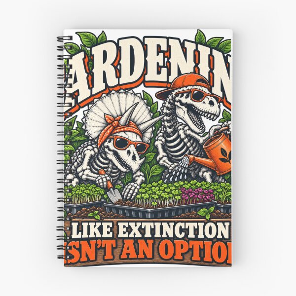 Item preview, Funny Dinosaur Gardening Shirt – Like Extinction Isn’t an Option designed and sold by zhivago1980.