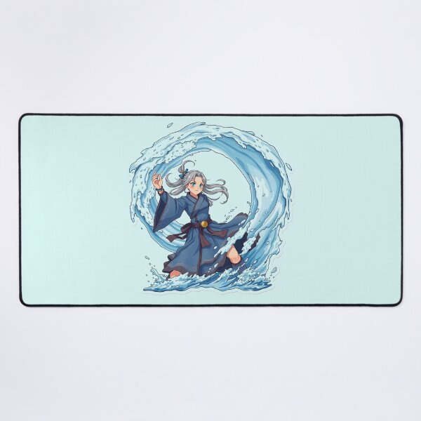 Item preview, Avatar Airbender Water Bender Master Anime Wave Art designed and sold by Fine-Arts-Lab.