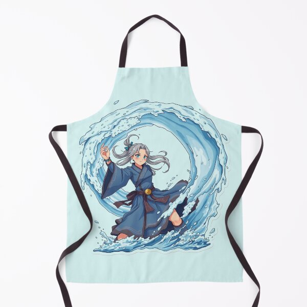 Item preview, Avatar Airbender Water Bender Master Anime Wave Art designed and sold by Fine-Arts-Lab.