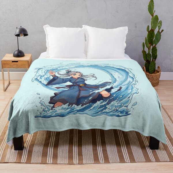 Item preview, Avatar Airbender Water Bender Master Anime Wave Art designed and sold by Fine-Arts-Lab.