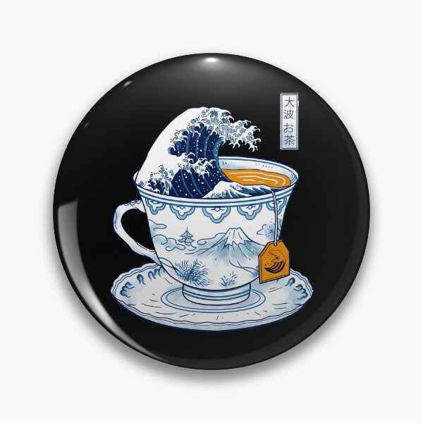 Item preview, The Great Kanagawa Tea designed and sold by brushjckuker.