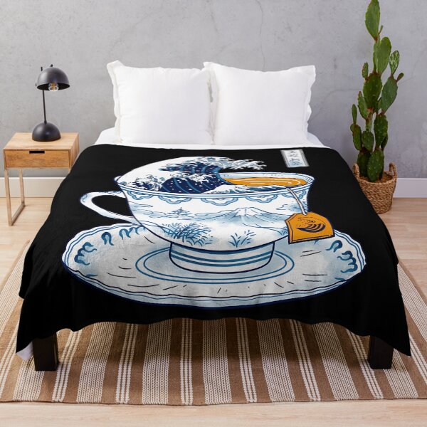 Item preview, The Great Kanagawa Tea designed and sold by brushjckuker.