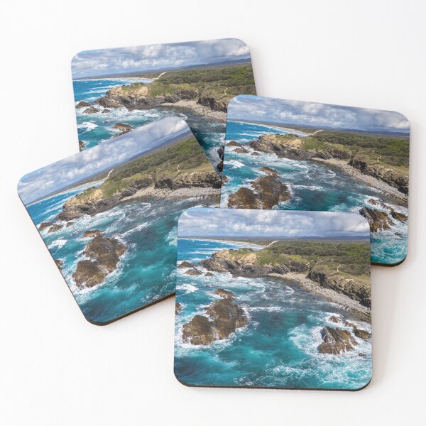 Item preview, Aerial View of Brooms Head Coastline Australia designed and sold by Southern Cross Lifestyle .
