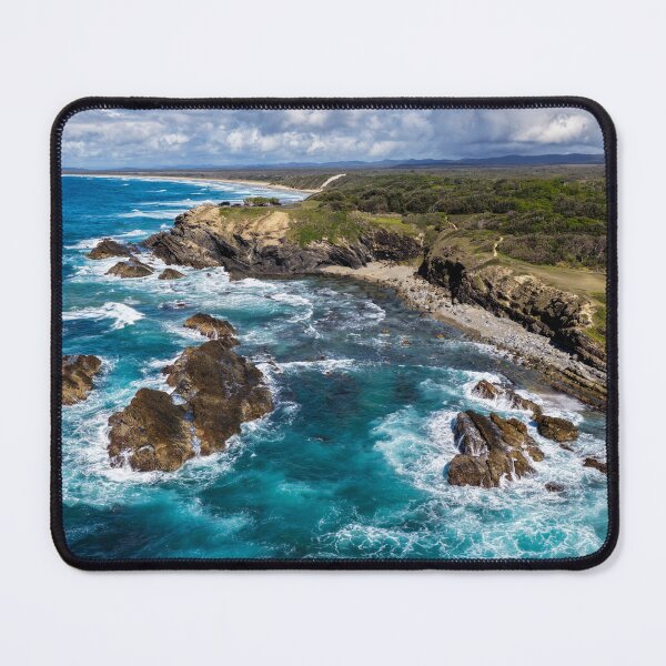 Item preview, Aerial View of Brooms Head Coastline Australia designed and sold by Southern Cross Lifestyle .