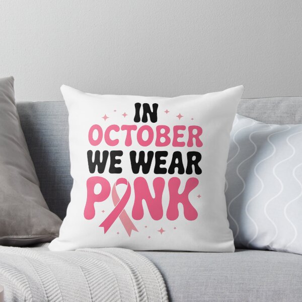 Item preview, In October We Wear Pink Retro Breast Cancer designed and sold by TRTrendyHouse.