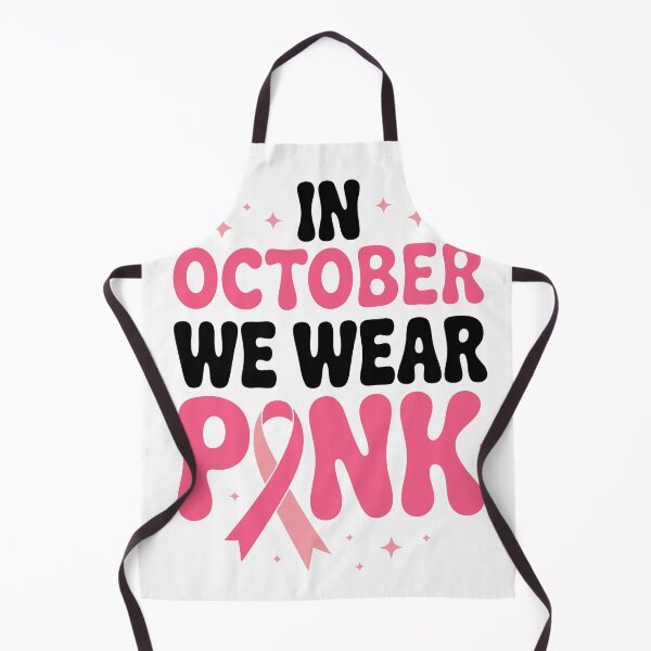 Item preview, In October We Wear Pink Retro Breast Cancer designed and sold by TRTrendyHouse.