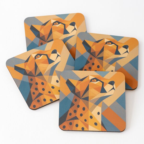 Item preview, African Cheetah illustration – Elegant Safari Wildlife designed and sold by GalleryKauffeld.