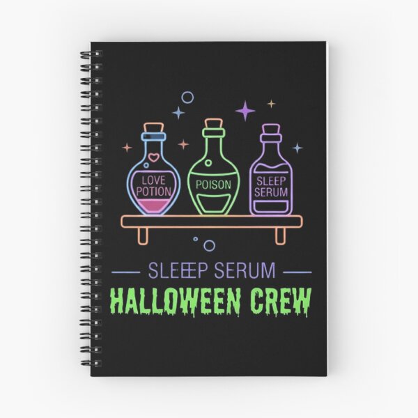 Item preview, Sleep Serum Halloween Crew Neon Spooky Vintage Magic Potion Bottles designed and sold by PetalsPaws.