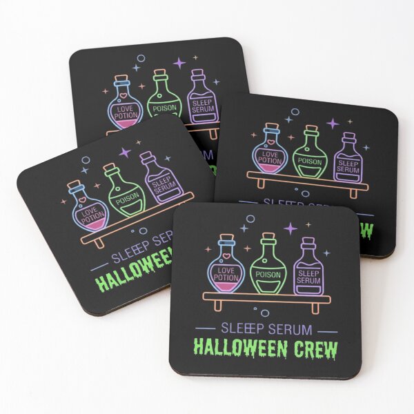 Item preview, Sleep Serum Halloween Crew Neon Spooky Vintage Magic Potion Bottles designed and sold by PetalsPaws.