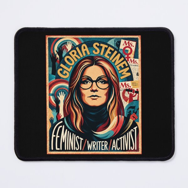 Item preview, Gloria Steinem Feminist Writer Activist Vintage Pop Art Graphic designed and sold by DestiniHill.