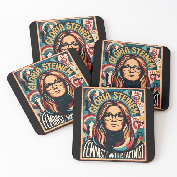 Item preview, Gloria Steinem Feminist Writer Activist Vintage Pop Art Graphic designed and sold by DestiniHill.