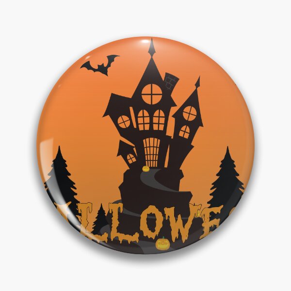 Item preview, Spooky Halloween Haunted House Under Full Moon designed and sold by Mdjahirulsk.