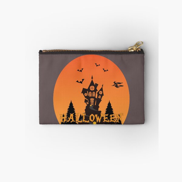 Item preview, Spooky Halloween Haunted House Under Full Moon designed and sold by Mdjahirulsk.