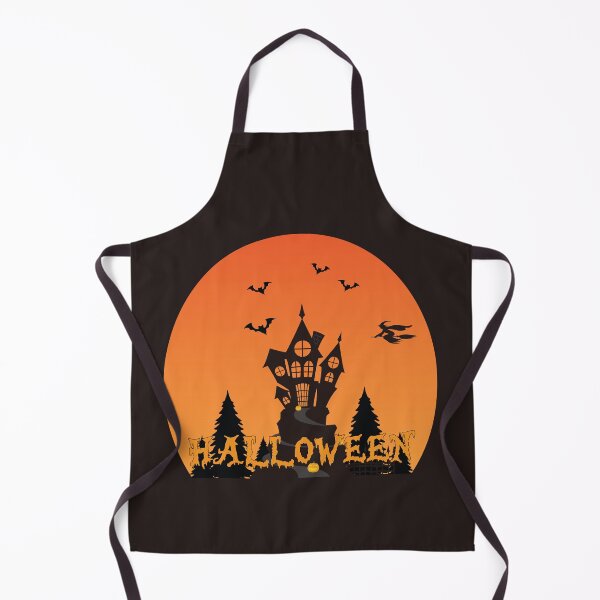Item preview, Spooky Halloween Haunted House Under Full Moon designed and sold by Mdjahirulsk.