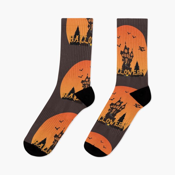 Item preview, Spooky Halloween Haunted House Under Full Moon designed and sold by Mdjahirulsk.