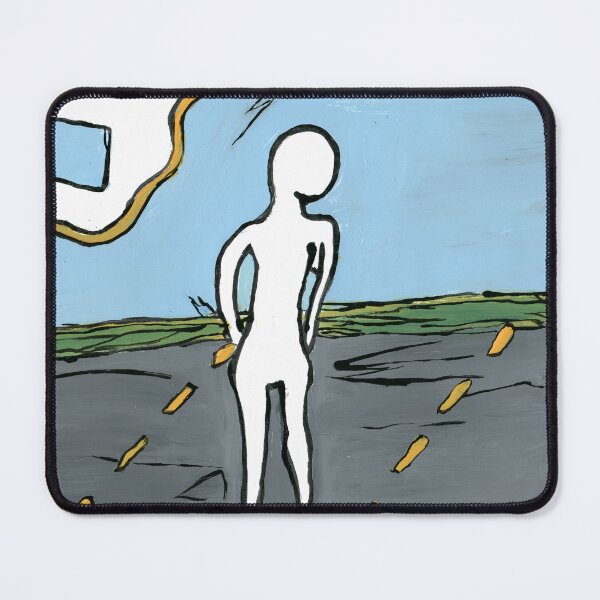 Item preview, Minimalist Figure Open Road Expressive Painting designed and sold by Dwaalhaas.com.