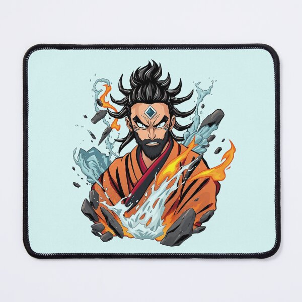 Item preview, Avatar Airbender Powerful Master of Elements Anime Art designed and sold by Fine-Arts-Lab.