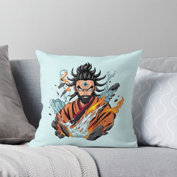 Item preview, Avatar Airbender Powerful Master of Elements Anime Art designed and sold by Fine-Arts-Lab.