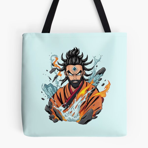 Item preview, Avatar Airbender Powerful Master of Elements Anime Art designed and sold by Fine-Arts-Lab.