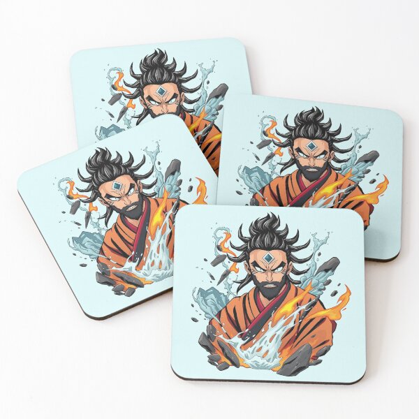 Item preview, Avatar Airbender Powerful Master of Elements Anime Art designed and sold by Fine-Arts-Lab.