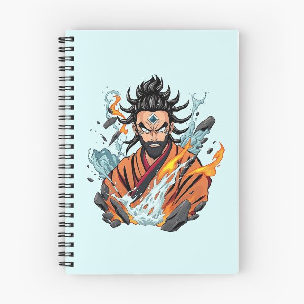 Item preview, Avatar Airbender Powerful Master of Elements Anime Art designed and sold by Fine-Arts-Lab.