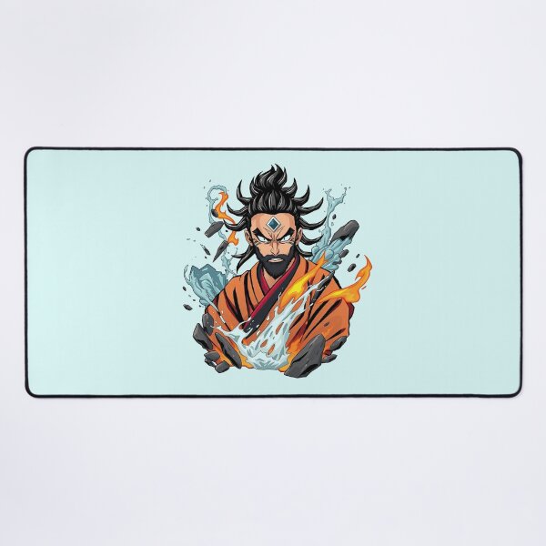 Item preview, Avatar Airbender Powerful Master of Elements Anime Art designed and sold by Fine-Arts-Lab.