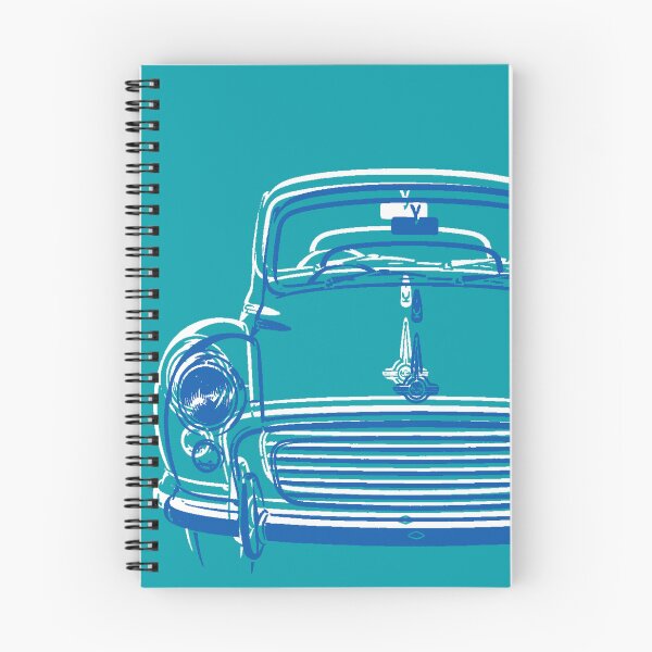 Item preview, Morris Minor 1960s British classic car blue-white designed and sold by soitwouldseem.