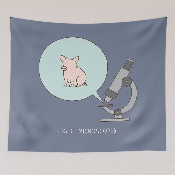 Item preview, Microscopig designed and sold by Milkyprint.
