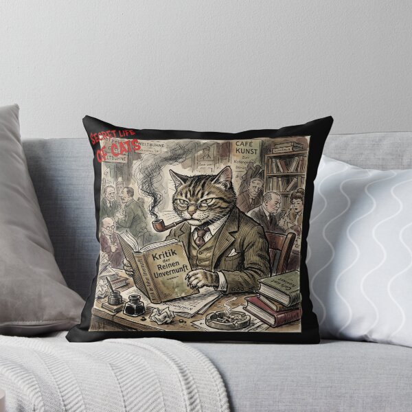 Item preview, The Weimar Connoisseur: Secret Life of Cats Vintage Bohemian Café Art designed and sold by FreiherrPK.