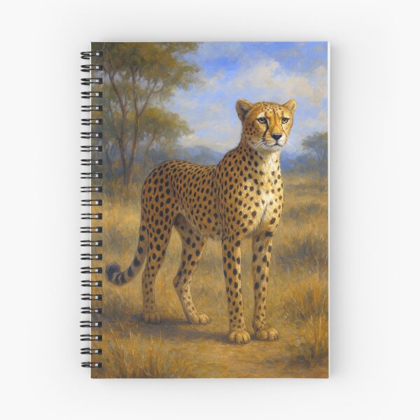 Item preview, Cheetah Painting – African Wildlife Art designed and sold by GalleryKauffeld.