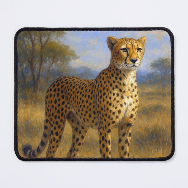 Item preview, Cheetah Painting – African Wildlife Art designed and sold by GalleryKauffeld.