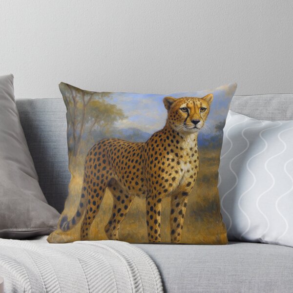 Item preview, Cheetah Painting – African Wildlife Art designed and sold by GalleryKauffeld.