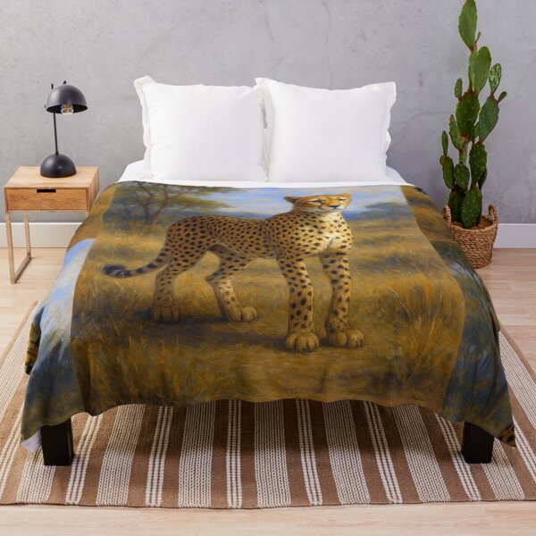 Item preview, Cheetah Painting – African Wildlife Art designed and sold by GalleryKauffeld.