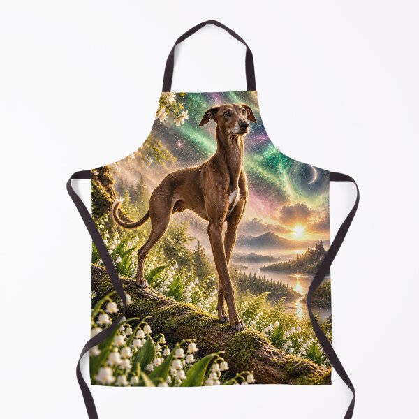 Item preview, Elegant three-legged greyhound in the galaxy space nebula designed and sold by knuppify.