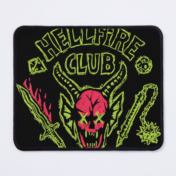 Item preview, Stranger.Things Hellfire Club Neon Logo Crossed Out Eyes designed and sold by stanleyirtjav.