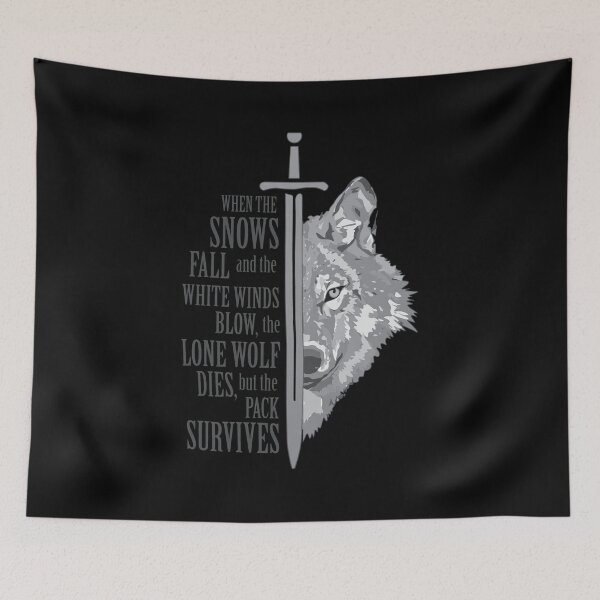 Item preview, Lone Wolf Pack Survival Sword Design designed and sold by StantonHahn.