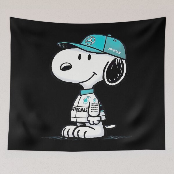 Item preview,  Snoopy F Racing Mercedes Petronas designed and sold by GiftofRandomnes.