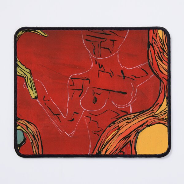 Item preview, USSR FEMEN Activist Red Expressive Painting designed and sold by Dwaalhaas.com.