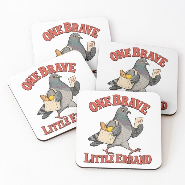 Item preview, One Brave Little Errand Pigeon Illustration designed and sold by ODDLUME CLUB.