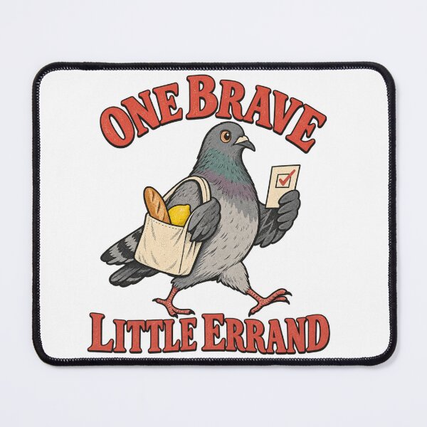 Item preview, One Brave Little Errand Pigeon Illustration designed and sold by ODDLUME CLUB.