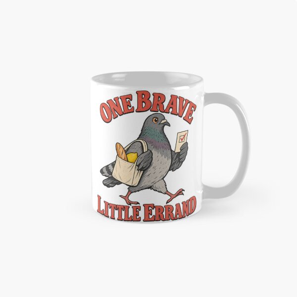 Item preview, One Brave Little Errand Pigeon Illustration designed and sold by ODDLUME CLUB.