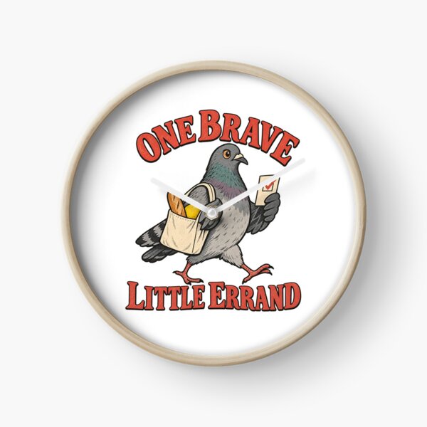 Item preview, One Brave Little Errand Pigeon Illustration designed and sold by ODDLUME CLUB.